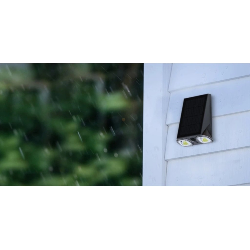 Viking - Aplica solară LED de perete flexibilă dimmabilă cu senzor LED/1,3W/3,7V IP44 4000K 2000 mAh