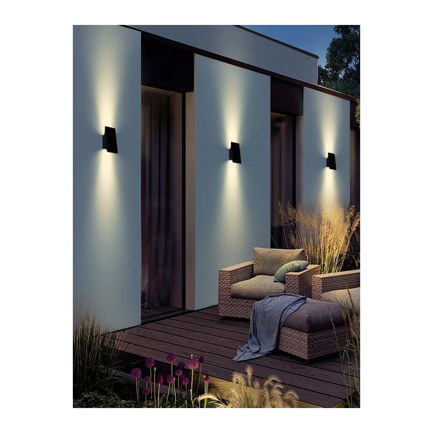 Viking - Lampă solară de perete LED reglabilă, 1,5W/3,7V IP65 4000K 2000 mAh