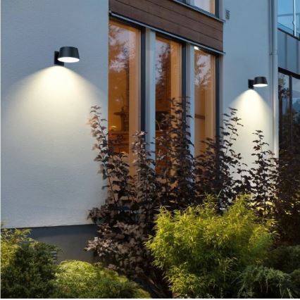Viking - Lampă solară de perete LED reglabilă, cu senzor, 1W/3,7V, IP44, 4000K, 2000 mAh