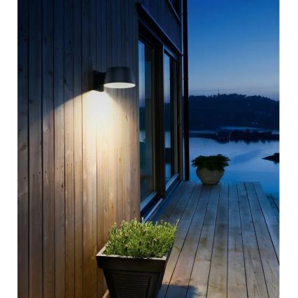 Viking - Lampă solară de perete LED reglabilă, cu senzor, 1W/3,7V, IP44, 4000K, 2000 mAh
