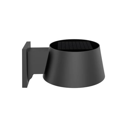 Viking - Lampă solară de perete LED reglabilă, cu senzor, 1W/3,7V, IP44, 4000K, 2000 mAh