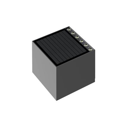 Viking - Lampă solară de perete dimerizabilă LED/1W/3,7V IP54 4000K 2000 mAh