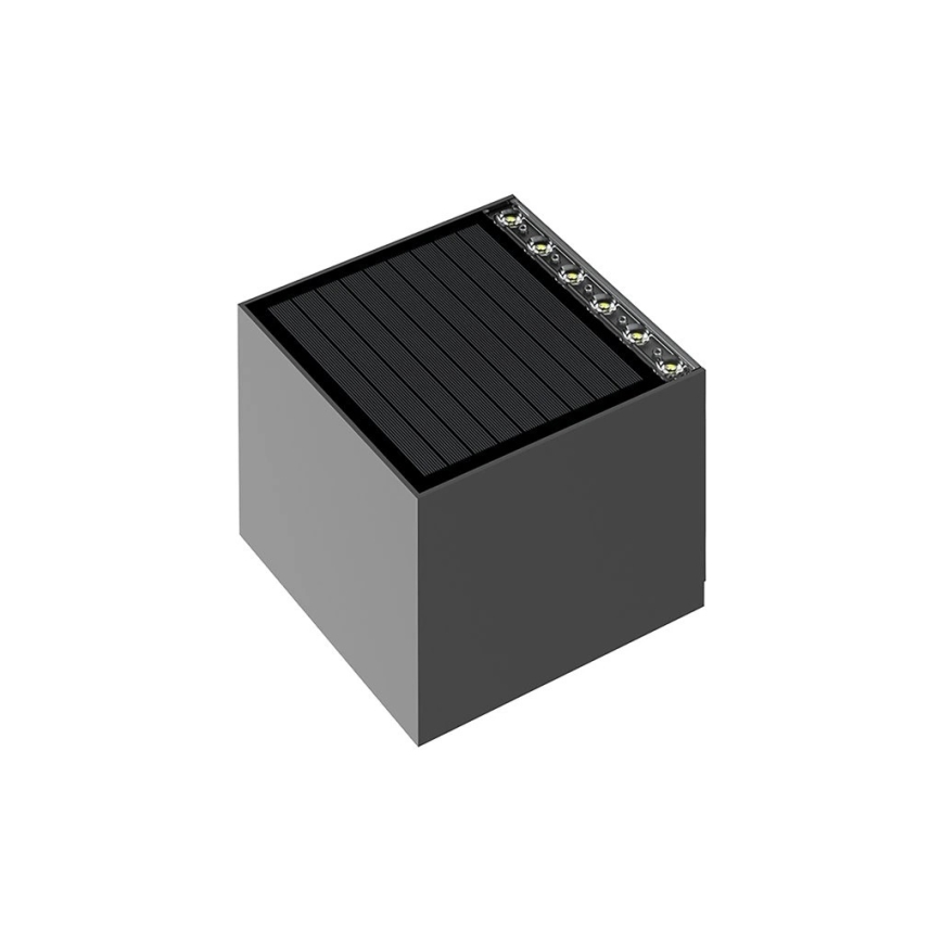 Viking - Lampă solară de perete dimerizabilă LED/1W/3,7V IP54 4000K 2000 mAh