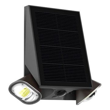 Viking - Aplica solară LED de perete flexibilă dimmabilă cu senzor LED/1,3W/3,7V IP44 4000K 2000 mAh