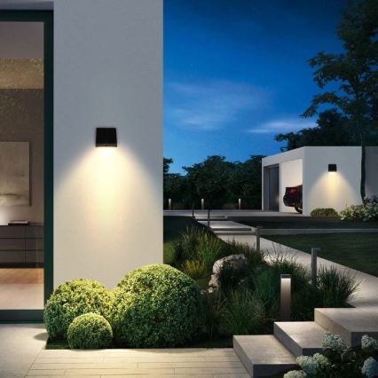 Viking - Lampă solară de perete reglabilă cu senzor LED/2W/3,7V IP54 4000K 2000 mAh