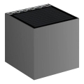 Viking - Lampă solară de perete dimerizabilă LED/1W/3,7V IP54 4000K 2000 mAh