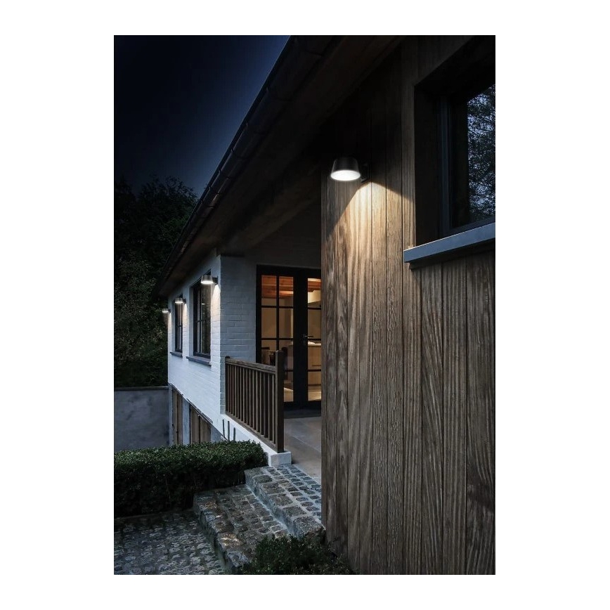 Viking - Lampă solară de perete LED reglabilă cu senzor LED/1W/3,7V IP44 4000K 2000 mAh