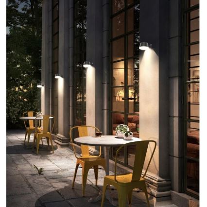 Viking - Lampă solară de perete LED reglabilă cu senzor LED/1W/3,7V IP44 4000K 2000 mAh