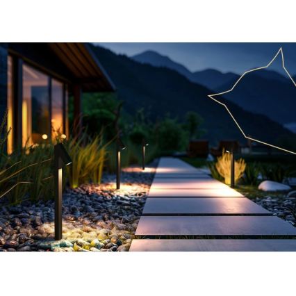 Viking - Lampă solară LED, 1,4 W, 3,7 V, IP65, 3000 K