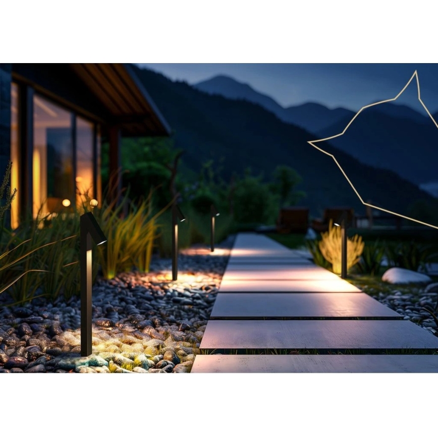 Viking - Lampă solară LED, 1,4 W, 3,7 V, IP65, 3000 K