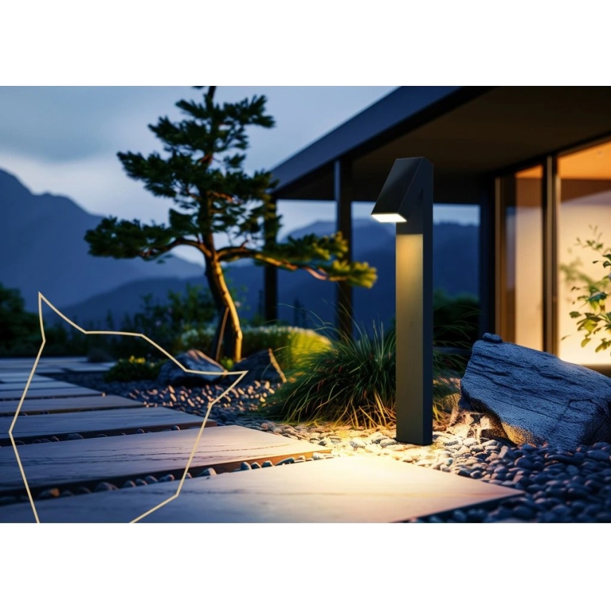 Viking - Lampă solară LED, 1,4 W, 3,7 V, IP65, 3000 K