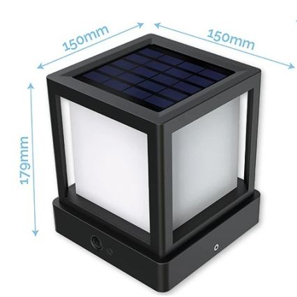 Viking - Lampă solară LED cu senzor LED/1,4W/3,7V IP54 4000K 2000 mAh
