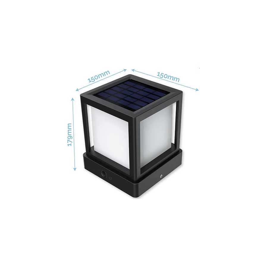 Viking - Lampă solară LED cu senzor LED/1,4W/3,7V IP54 4000K 2000 mAh
