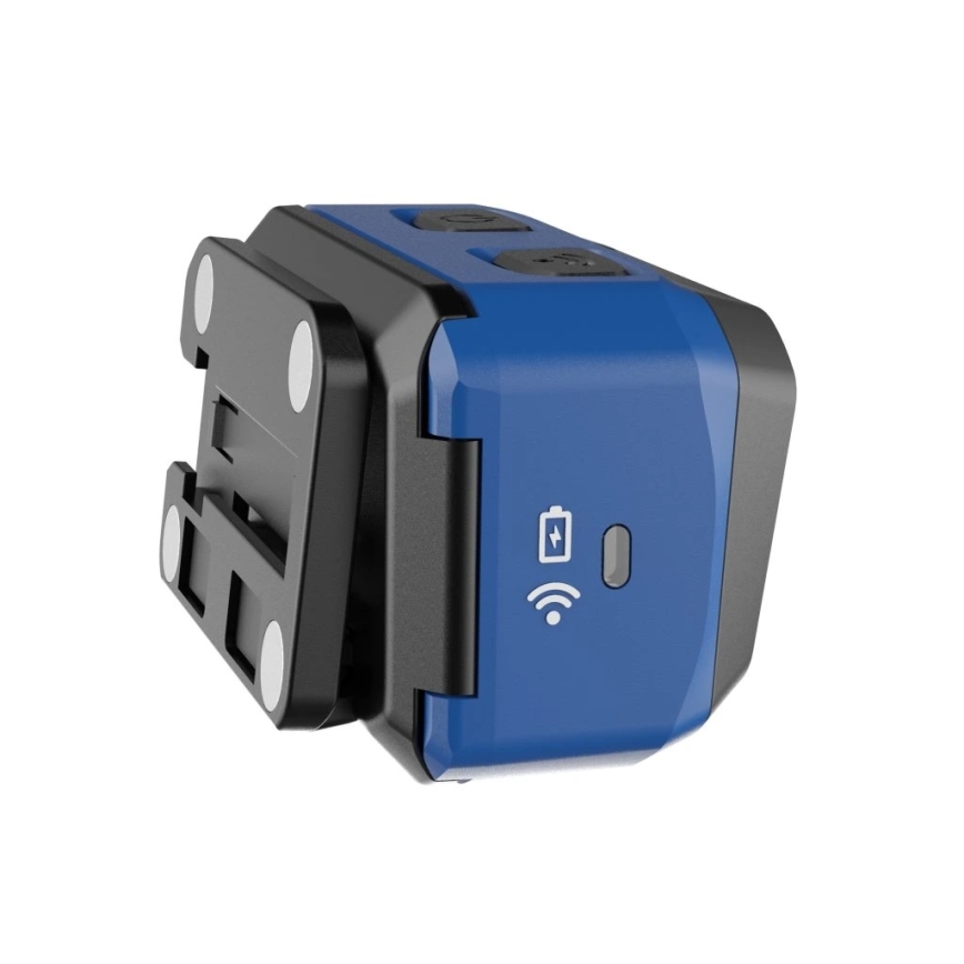 Viking - Lampă frontală LED reîncărcabilă cu reglaj al luminozității, cu senzor, 5V, IPX4, 400 lm, 3xAAA/1000 mAh