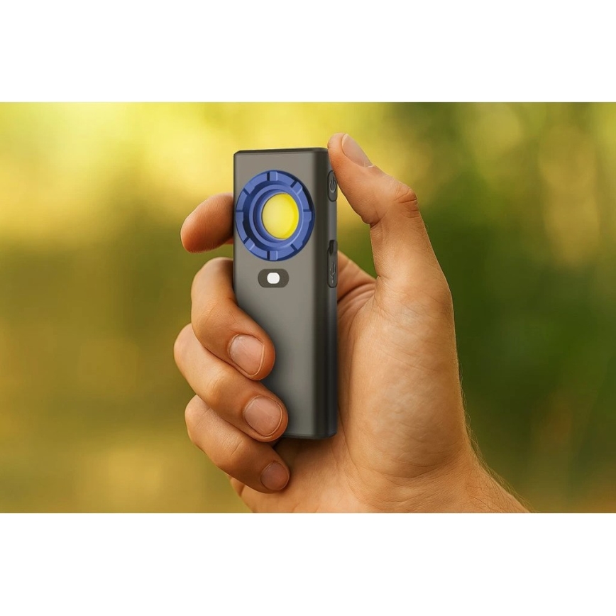 Viking - Lanternă LED reîncărcabilă cu intensitate reglabilă, 5V, IPX7, 1200 lm, 2000 mAh