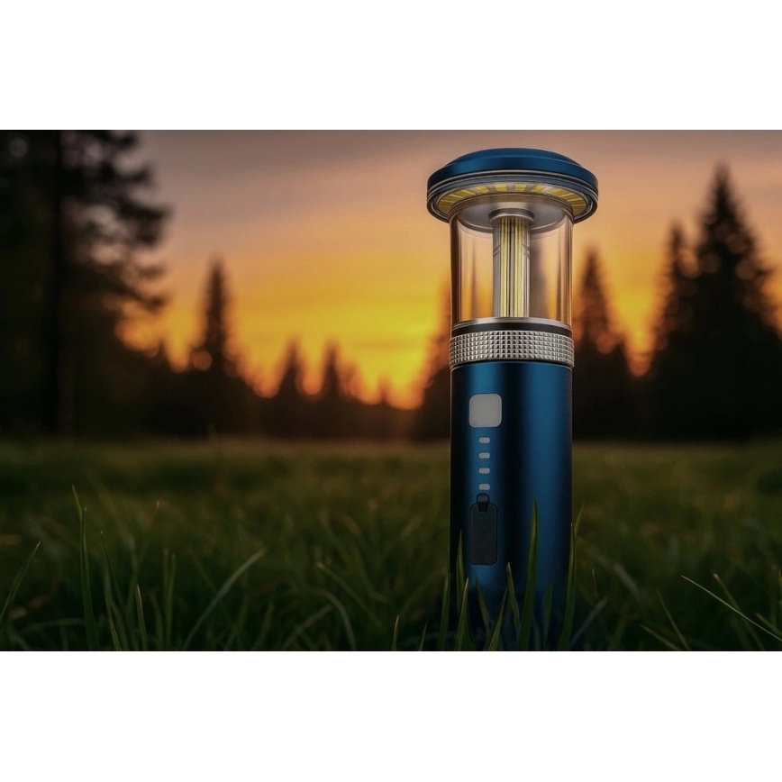 Viking - Lanternă LED reîncărcabilă cu reglare a intensității, 5V, IPX4, 500 lm, 2000 mAh