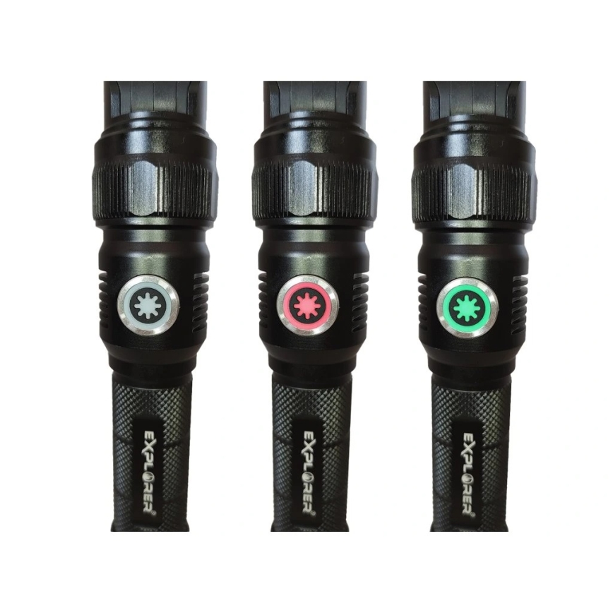 Viking - Lanternă LED reîncărcabilă cu reglare a luminozității, 5V, IPX4, 1200 lm, 5000 mAh