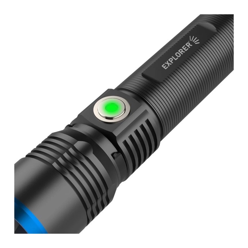 Viking - Lanternă LED reîncărcabilă cu reglare a luminozității LED/5V IPX3 600 lm 2600 mAh