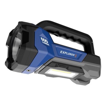 Viking - Lanternă LED reîncărcabilă, reglabilă, 5V, IPX4, 1000 lm, 8000 mAh