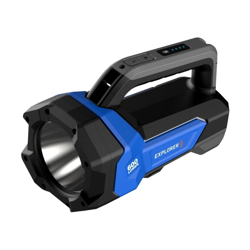 Viking - Lanternă LED reîncărcabilă, reglabilă, 5V, IPX4, 1000 lm, 8000 mAh