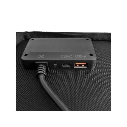 Viking - Panou solar USB Power Delivery 60W/20V IPX4 negru