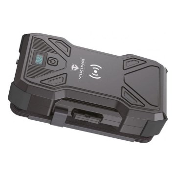 Viking – Powerbank cu lanternă LED, încărcare wireless și panou solar, Power Delivery 22,5 W / 30.000 mAh