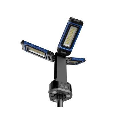 Viking - Proiector LED reîncărcabil cu stativ, 3x LED/5V, IPX4, 7000 lm, 4000 mAh