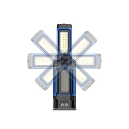 Viking - Proiector LED reîncărcabil cu stativ, 3x LED/5V, IPX4, 7000 lm, 4000 mAh