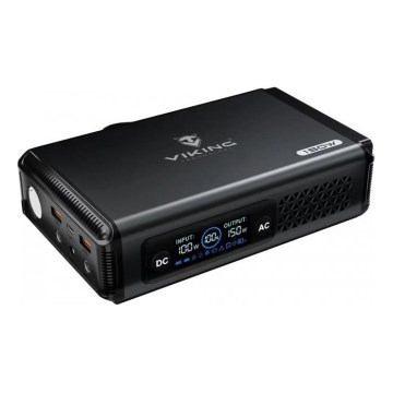 Viking - Stație de încărcare 148 Wh cu afișaj LED și Power Delivery (PD)