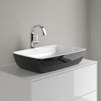 Villeroy & Boch 417258BCT8 - Lavoar ARTIS pentru montare pe blat 58x38,5 cm ceramică/negru