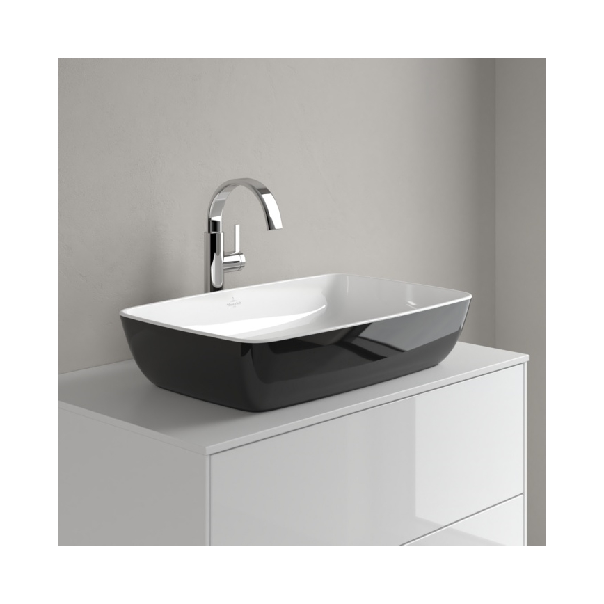 Villeroy & Boch 417258BCT8 - Lavoar ARTIS pentru montare pe blat 58x38,5 cm ceramică/negru