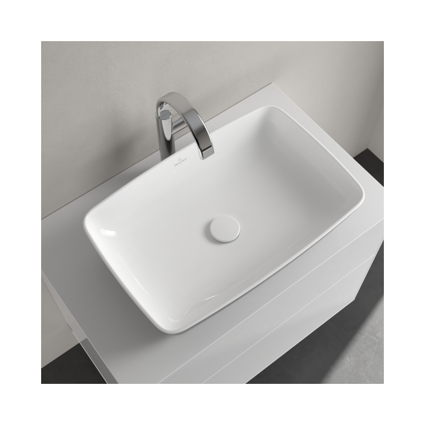 Villeroy & Boch 417258BCT8 - Lavoar ARTIS pentru montare pe blat 58x38,5 cm ceramică/negru