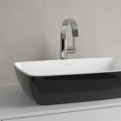 Villeroy & Boch 417258BCT8 - Lavoar ARTIS pentru montare pe blat 58x38,5 cm ceramică/negru