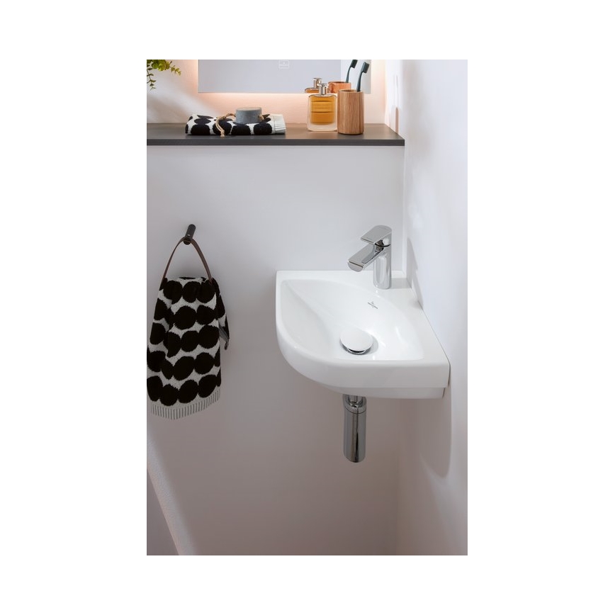 Villeroy & Boch 43714601 - Lavoar suspendat de colț SUBWAY 3.0 32x32 cm ceramică/alb