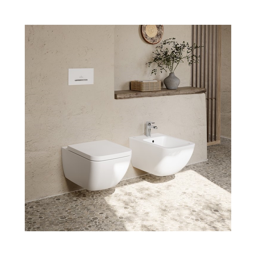 Villeroy & Boch 441100R1 - Bideu suspendat VENTICELLO din ceramică, culoare albă