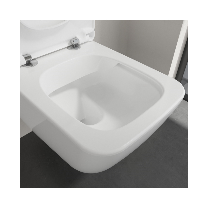 Villeroy & Boch 4611RL01 - Vas WC suspendat VENTICELLO cu capac SoftClose, ceramică/albă