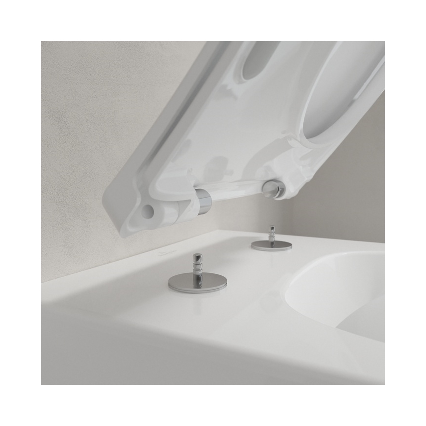 Villeroy & Boch 4611RL01 - Vas WC suspendat VENTICELLO cu capac SoftClose, ceramică/albă