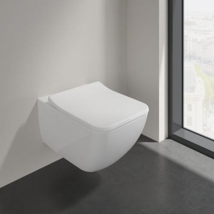 Villeroy & Boch 4611RS01 - WC suspendat cu capac SoftClose VENTICELLO ceramică/alb