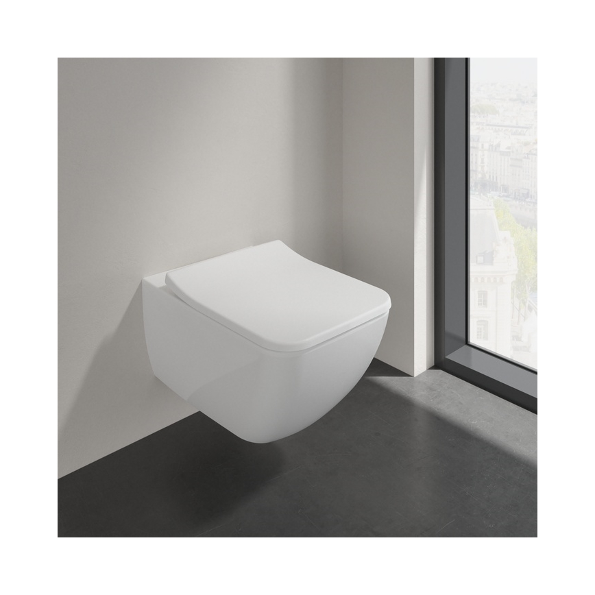 Villeroy & Boch 4611RS01 - WC suspendat cu capac SoftClose VENTICELLO ceramică/alb