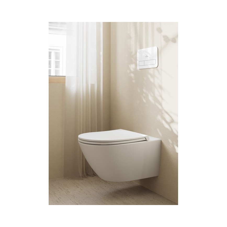 Villeroy & Boch 4670T9R1 - Vas WC suspendat cu capac SoftClose SUBWAY 3.0 ceramică/albă