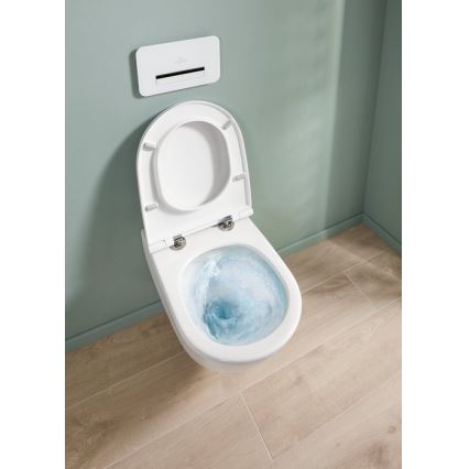 Villeroy & Boch 4670T9R1 - Vas WC suspendat cu capac SoftClose SUBWAY 3.0 ceramică/albă