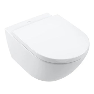 Villeroy & Boch 4670TS01 - Vas WC suspendat SUBWAY 3.0, ceramică/alb, cu capac SoftClose