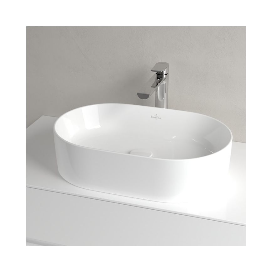 Villeroy & Boch 4A195601 - Lavoar pentru montaj pe blat COLLARO, 56 x 36 cm, ceramică/alb