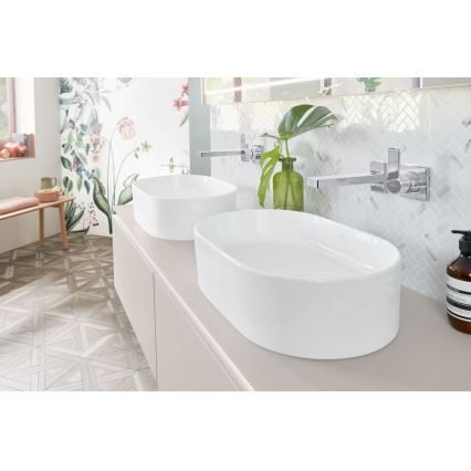 Villeroy & Boch 4A195601 - Lavoar pentru montaj pe blat COLLARO, 56 x 36 cm, ceramică/alb