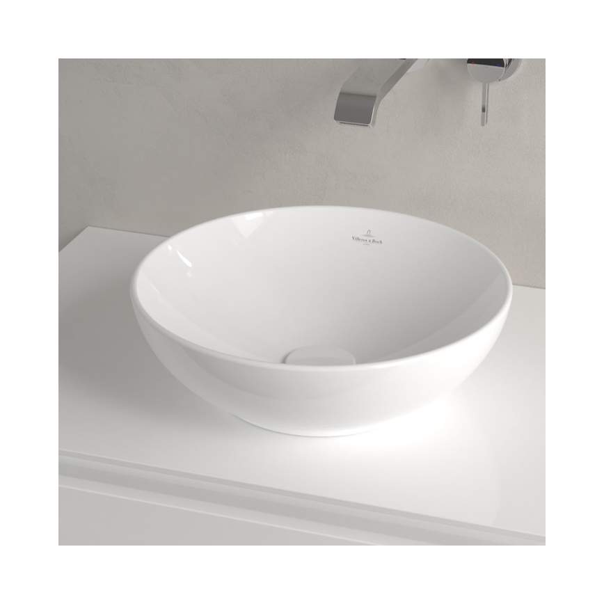 Villeroy & Boch 4A450001 - Lavoar pentru blat LOOP&FRIENDS, Ø 38 cm, ceramică/alb