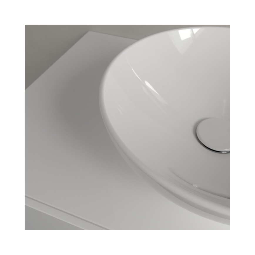 Villeroy & Boch 4A450001 - Lavoar pentru blat LOOP&FRIENDS, Ø 38 cm, ceramică/alb