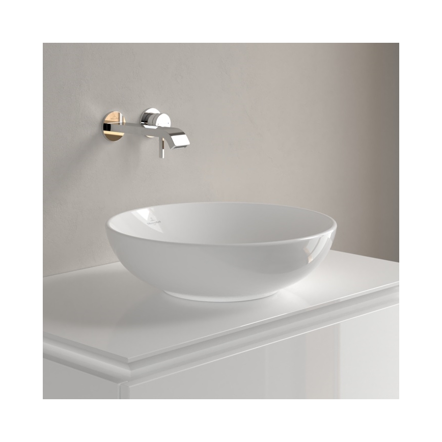Villeroy & Boch 4A460001 - Lavoar pentru blat LOOP&FRIENDS Ø 42 cm, din ceramică, alb