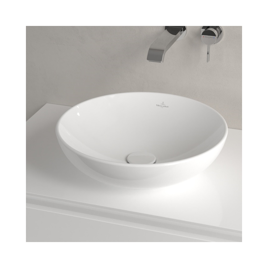 Villeroy & Boch 4A460001 - Lavoar pentru blat LOOP&FRIENDS Ø 42 cm, din ceramică, alb