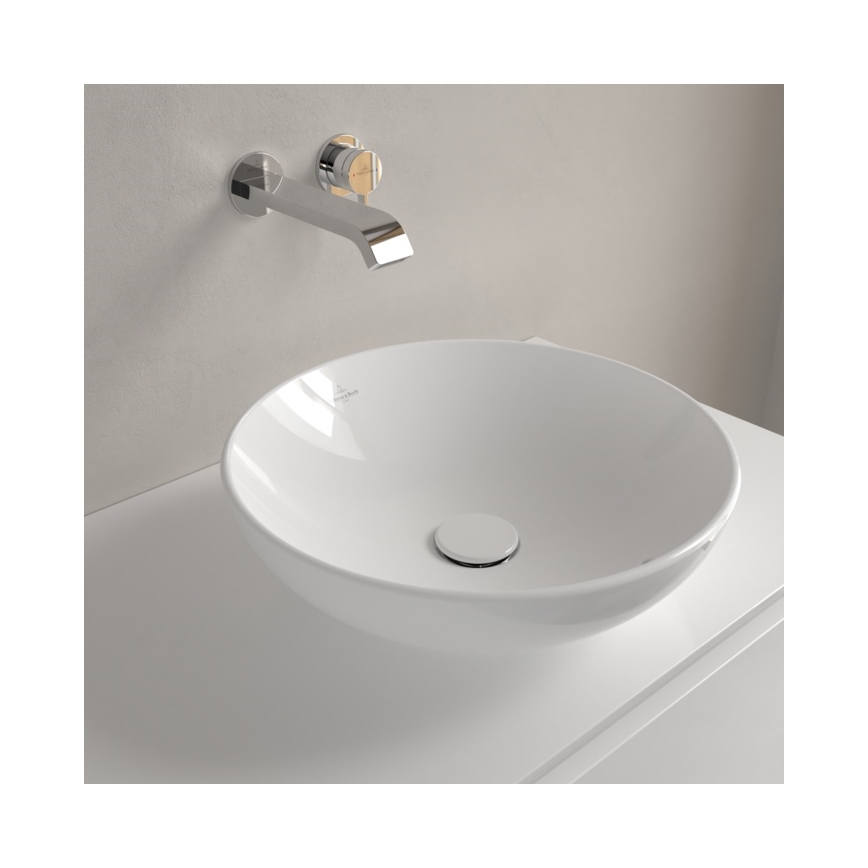 Villeroy & Boch 4A460001 - Lavoar pentru blat LOOP&FRIENDS Ø 42 cm, din ceramică, alb
