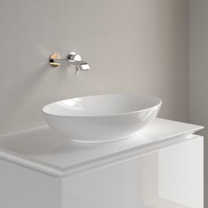 Villeroy & Boch 4A470001 - Lavoar LOOP&FRIENDS pentru montaj pe blat, 56 x 38 cm, ceramică/albă